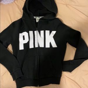 VS PINK ZIP UP SIZE SMALL